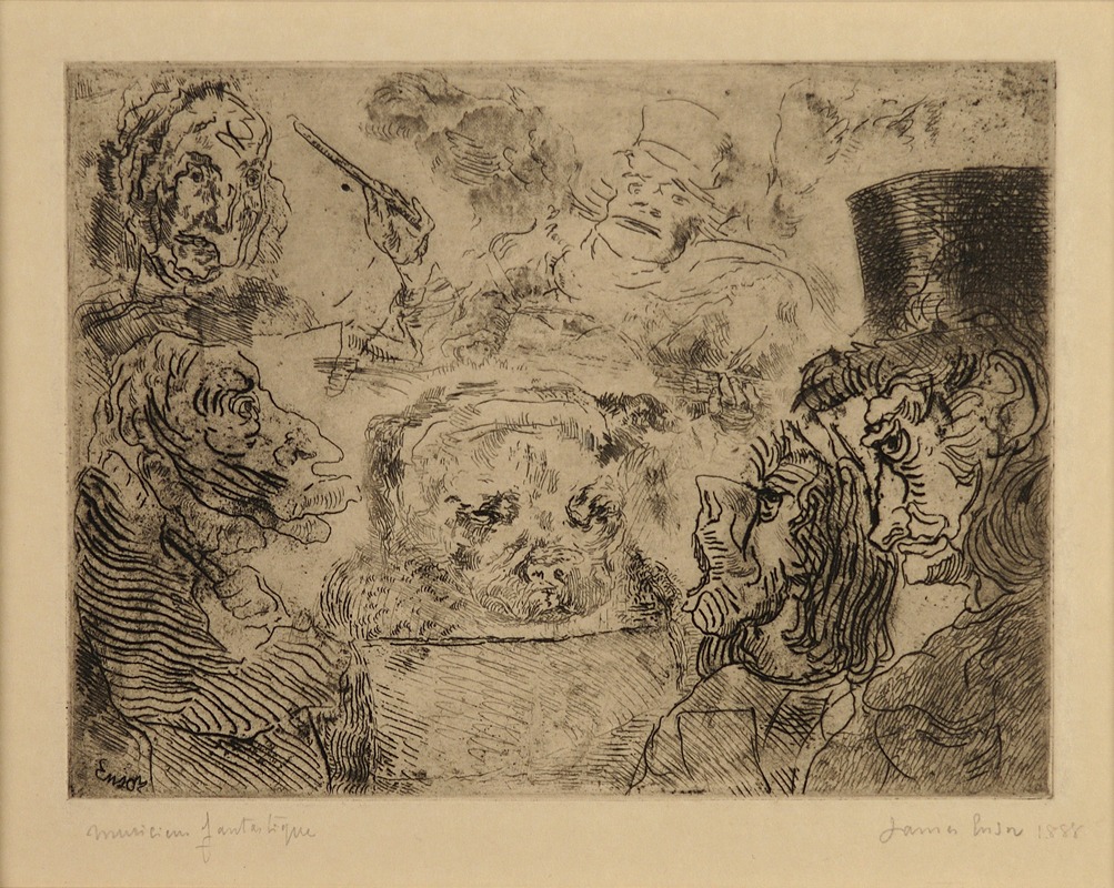 James Ensor - Fantastical Musicians