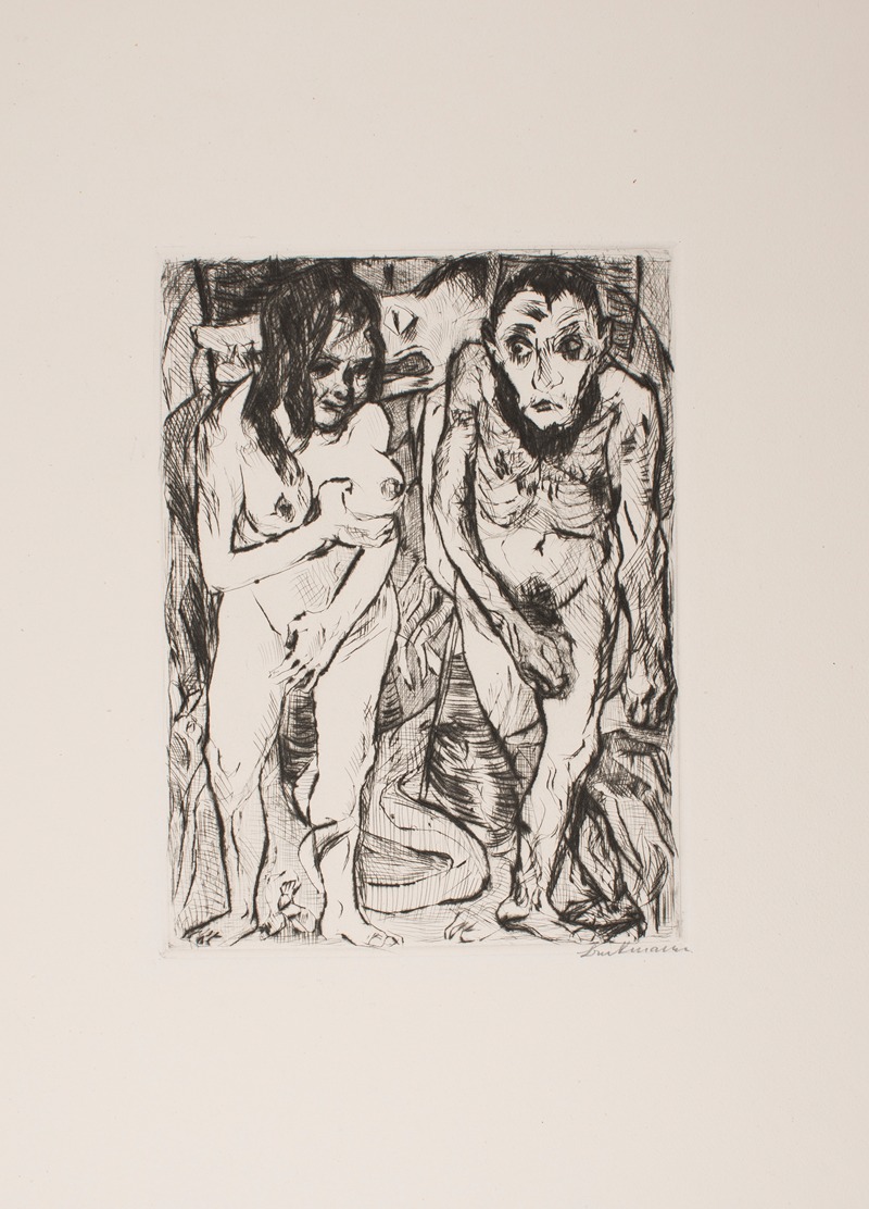 Max Beckmann - Adam and Eve