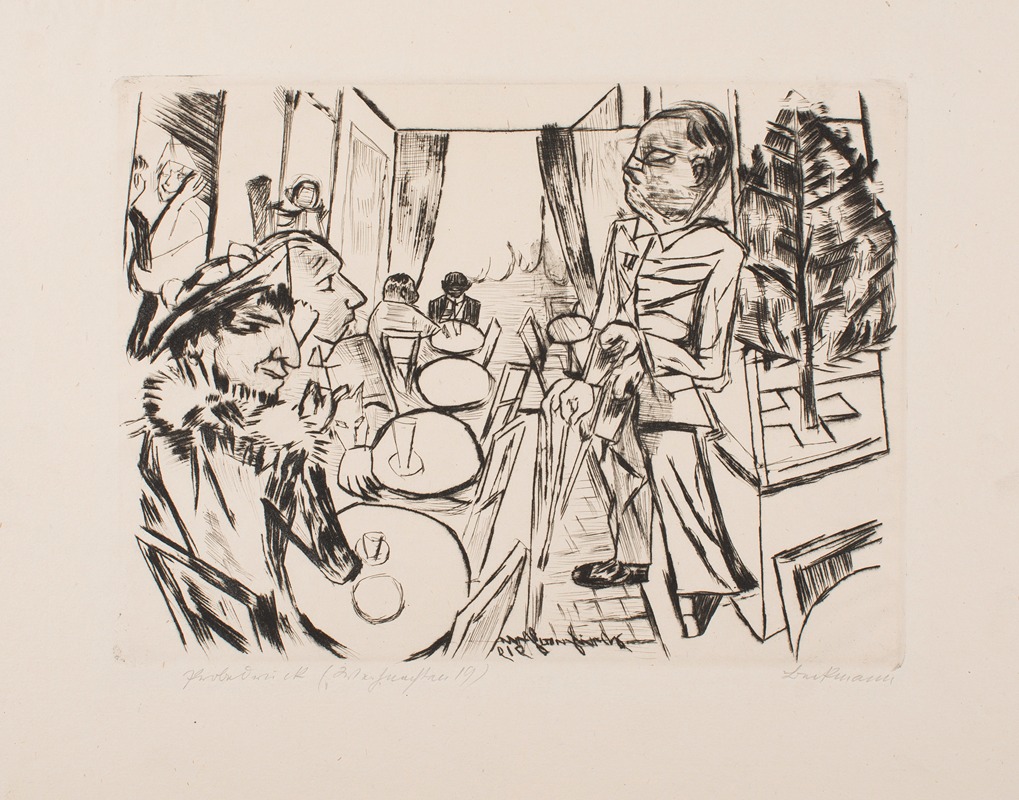 Max Beckmann - Christmas 1919