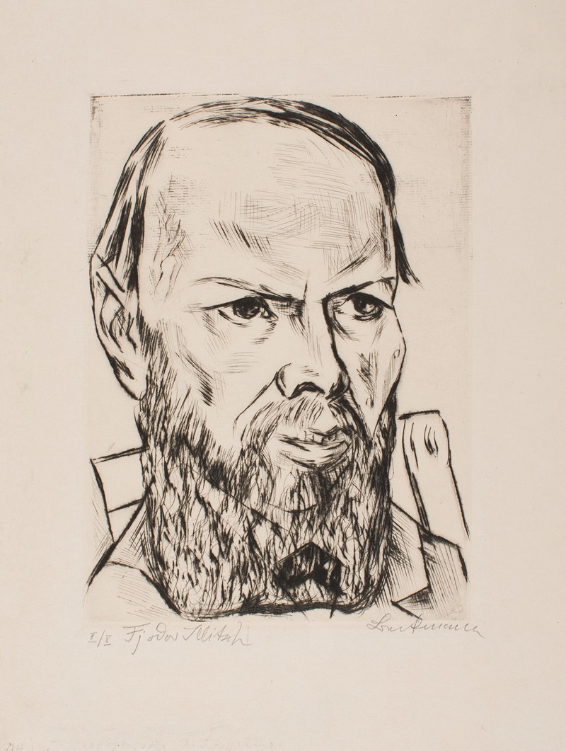 Max Beckmann - Dostoyevsky I