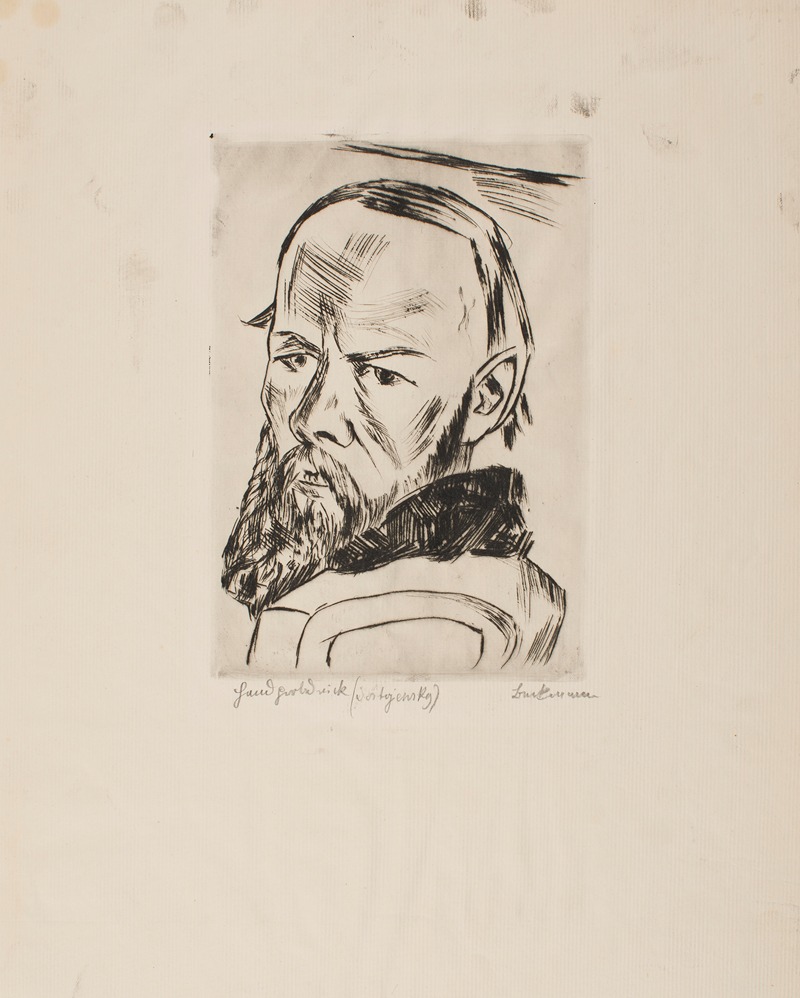 Max Beckmann - Dostoyevsky II