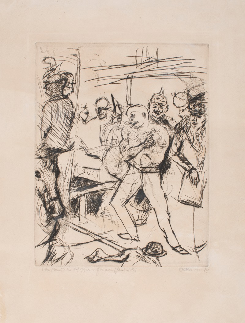 Max Beckmann - Drunken Cripple