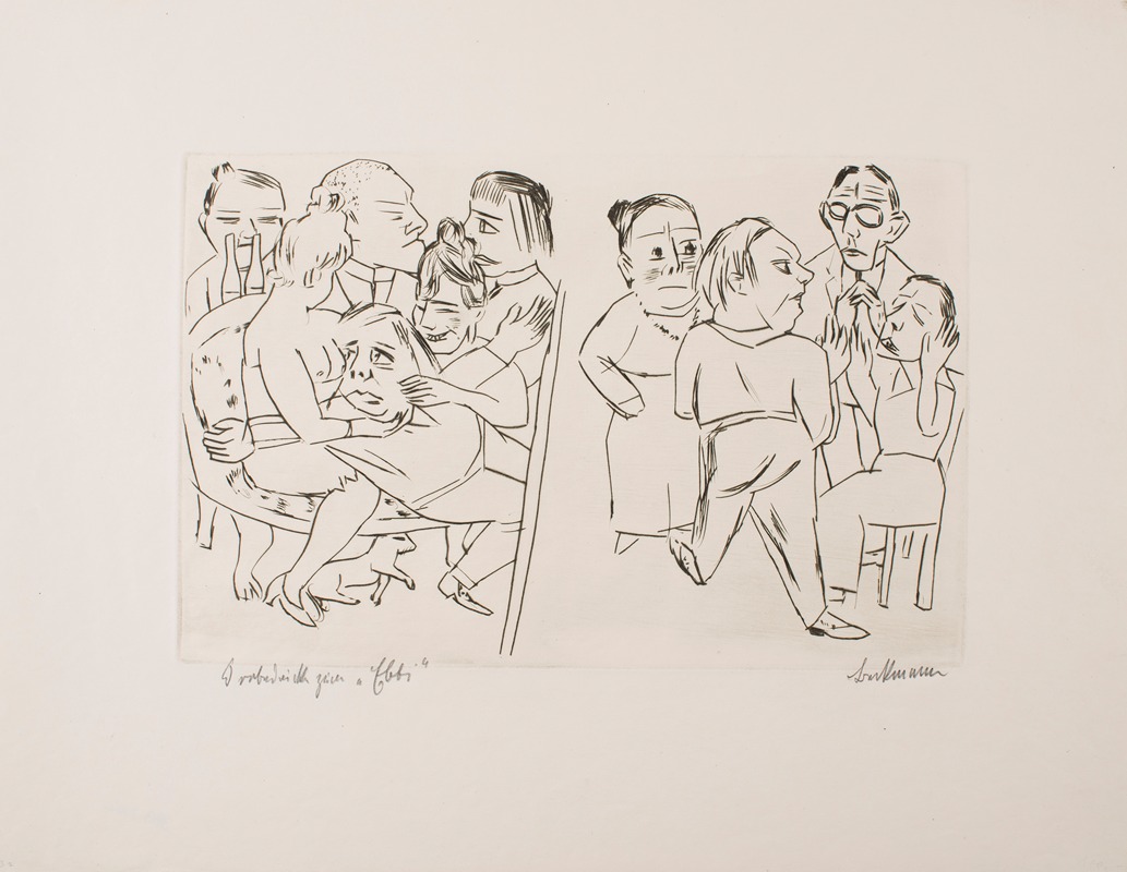 Max Beckmann - Ebbi; Illustrations for Acts I and II