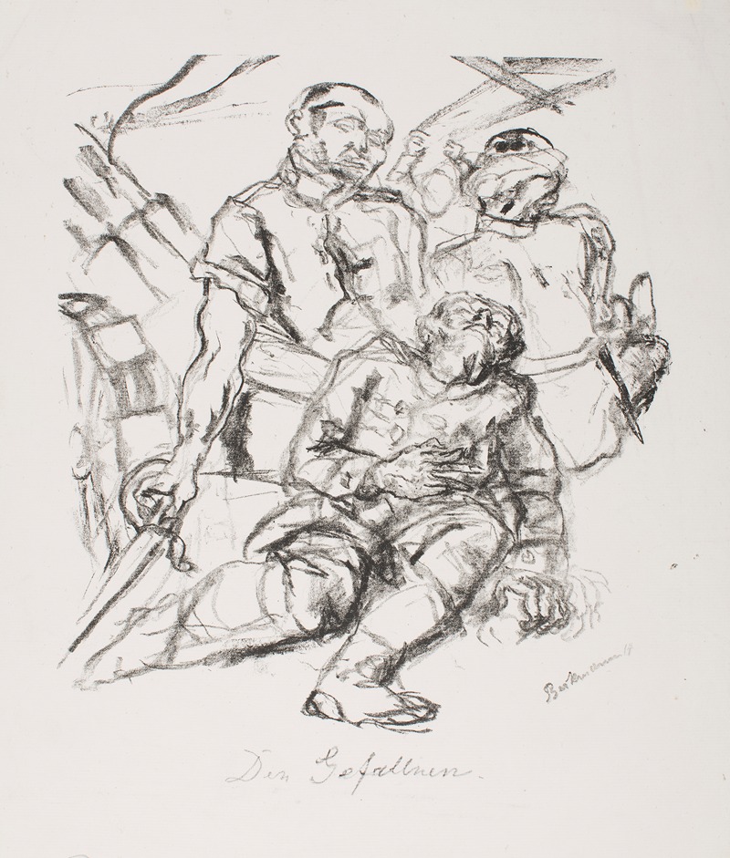 Max Beckmann - Fallen Soldiers