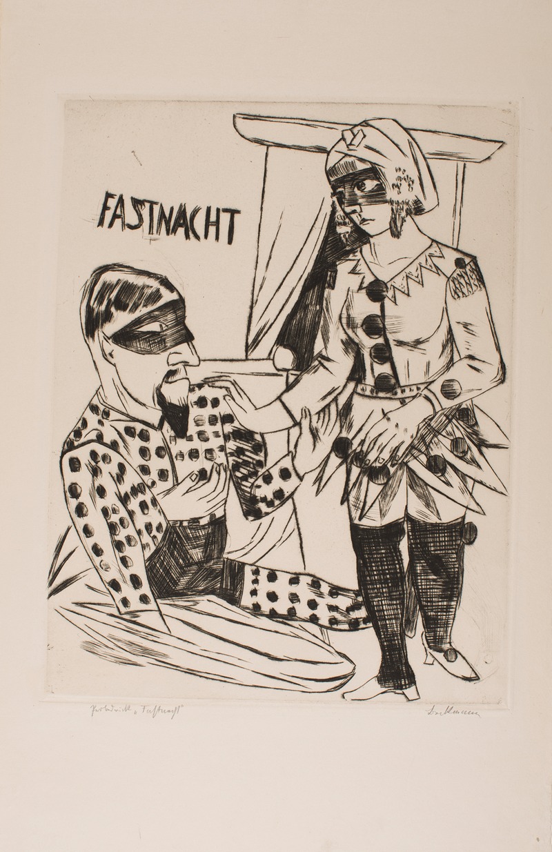 Max Beckmann - Fastnacht