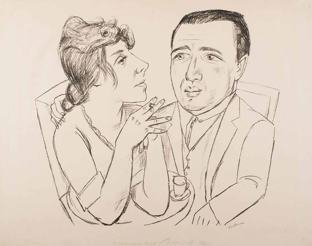 Max Beckmann - I.B. Neumann and Martha Stern