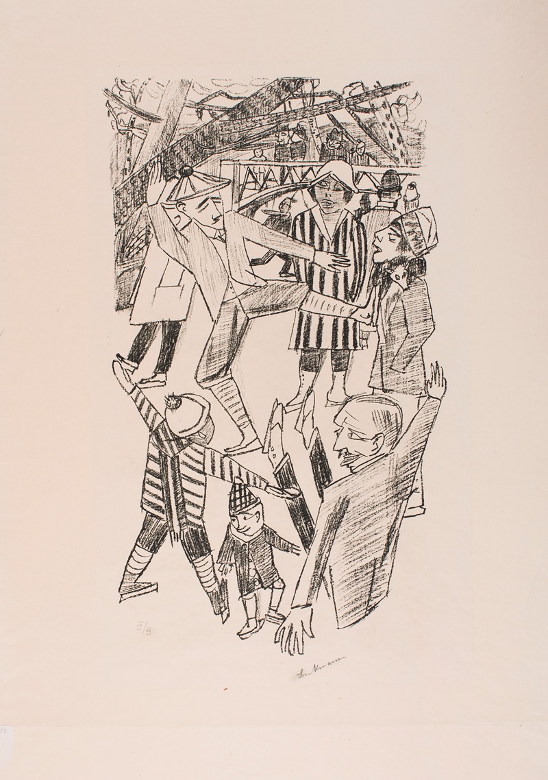 Max Beckmann - Ice Skating