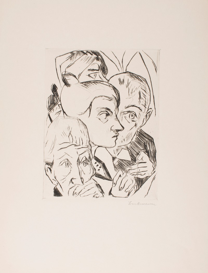 Max Beckmann - Illustration for Chapter 4, from the portfolio ‘The Duchess’