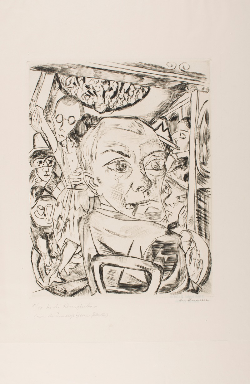 Max Beckmann - Königin Bar (Self-Portrait)