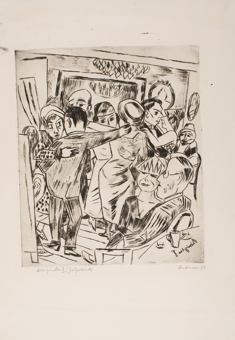 Max Beckmann - Königin Bar II