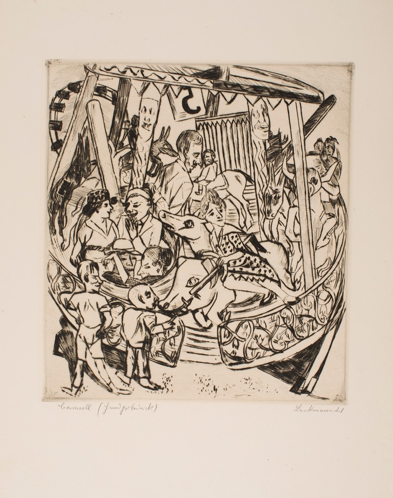 Max Beckmann - Merry-Go-Round