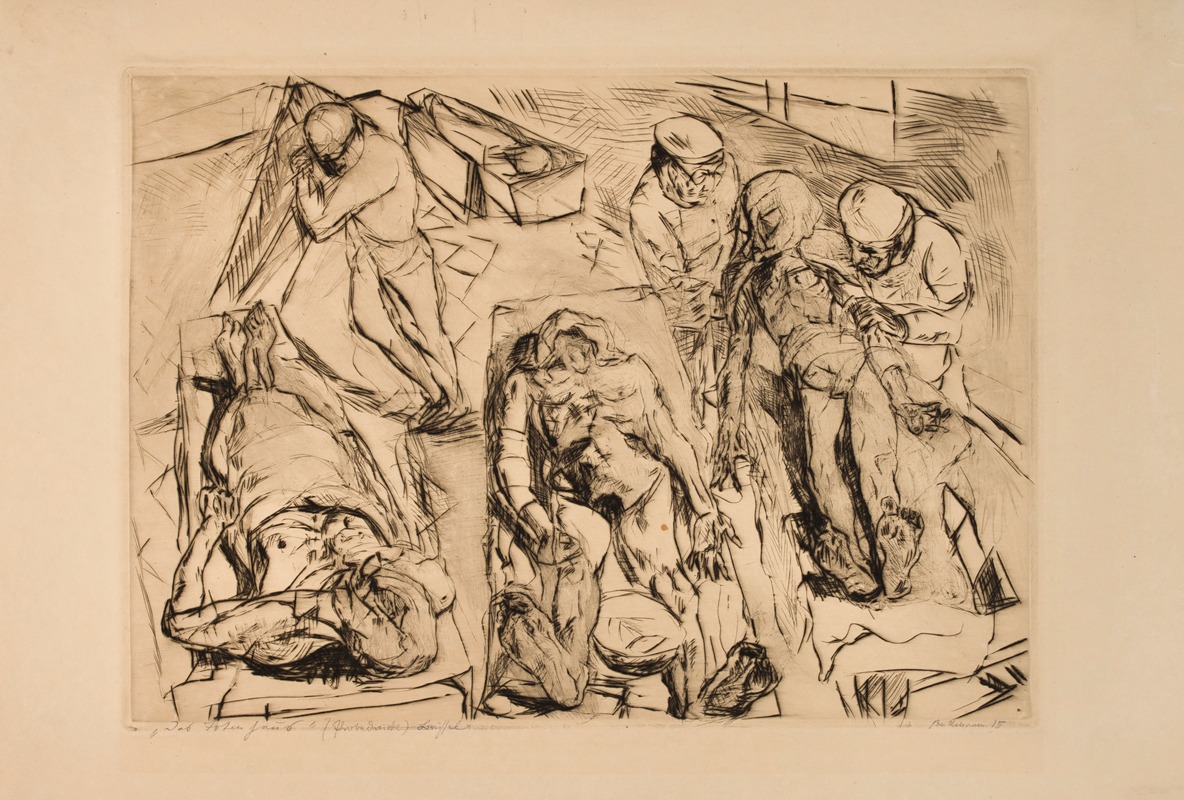 Max Beckmann - Morgue