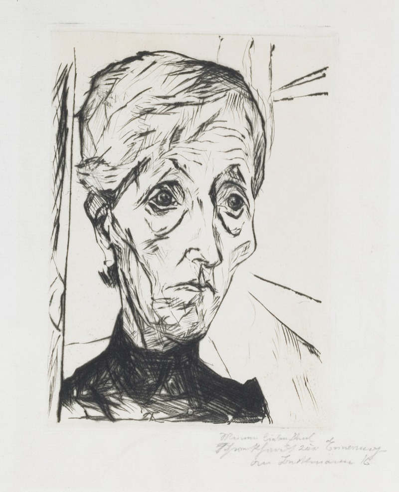 Max Beckmann - Old Woman