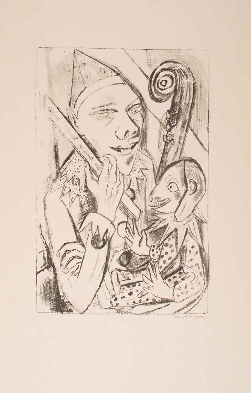 Max Beckmann - Pierrot and Mask