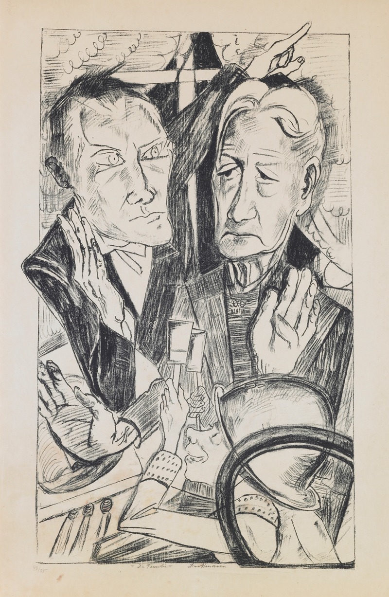 Max Beckmann - plate 11; The Family