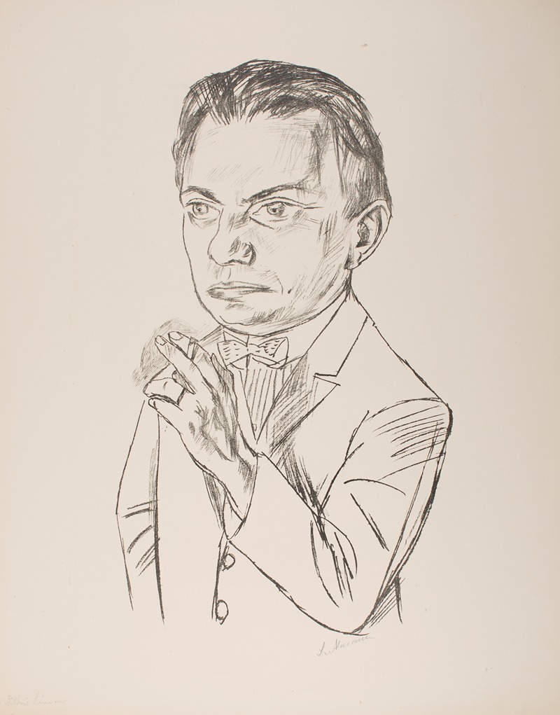 Max Beckmann - Portrait of Dr. Heinrich Simon