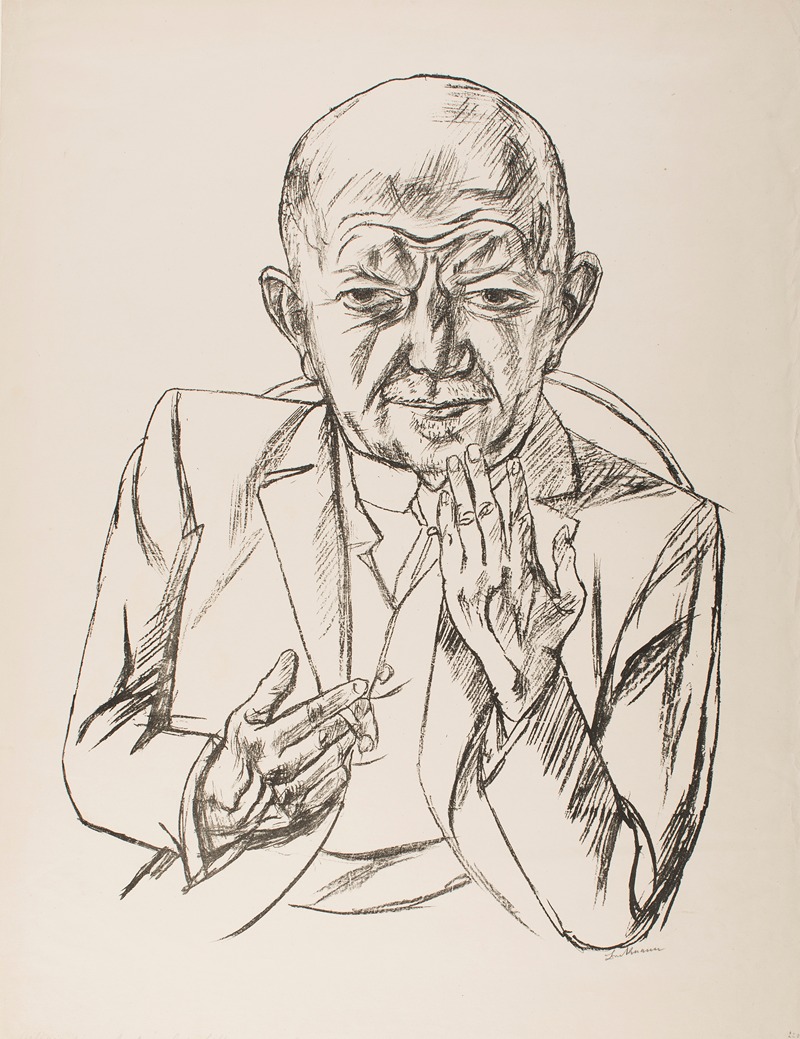 Max Beckmann - Portrait of Dr. Weidner