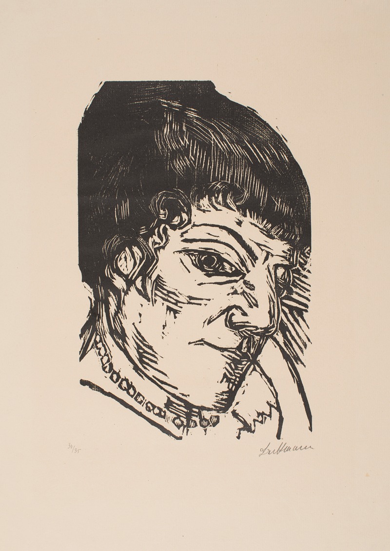 Max Beckmann - Portrait of Fridel Battenberg