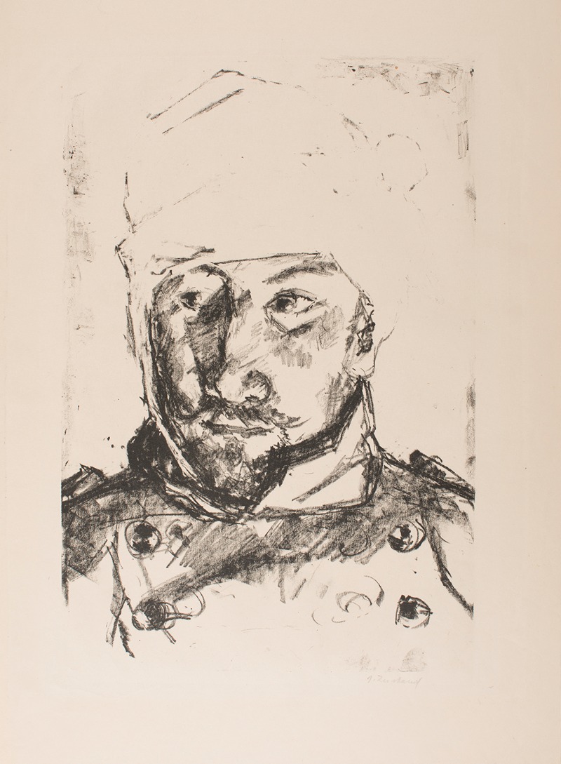 Max Beckmann - Portrait of His Wounded Brother-in-law Martin Tube