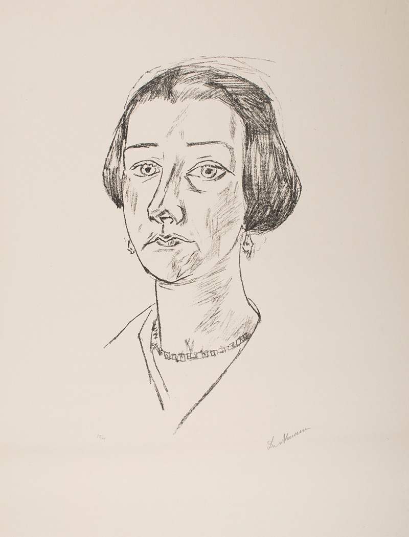 Max Beckmann - Portrait of Mrs. Swarzenski