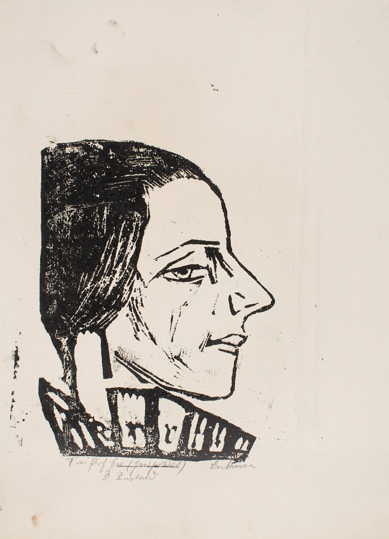 Max Beckmann - Portrait of Mrs. Swarzenski