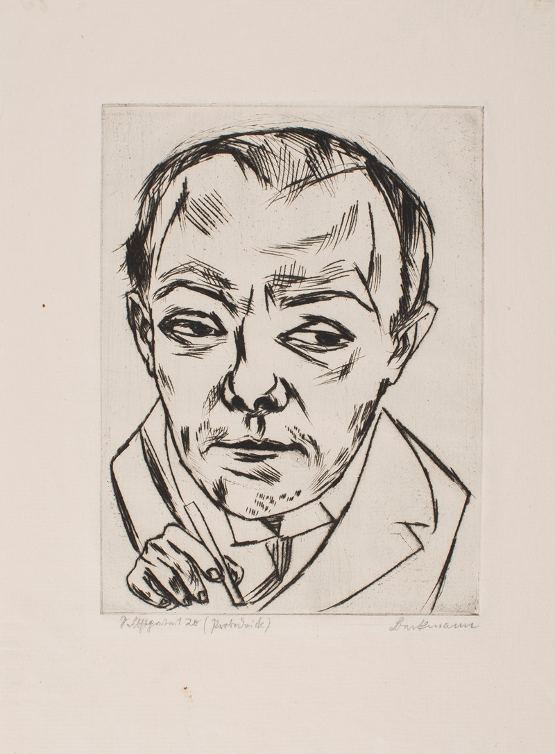 Max Beckmann - Self-Portrait