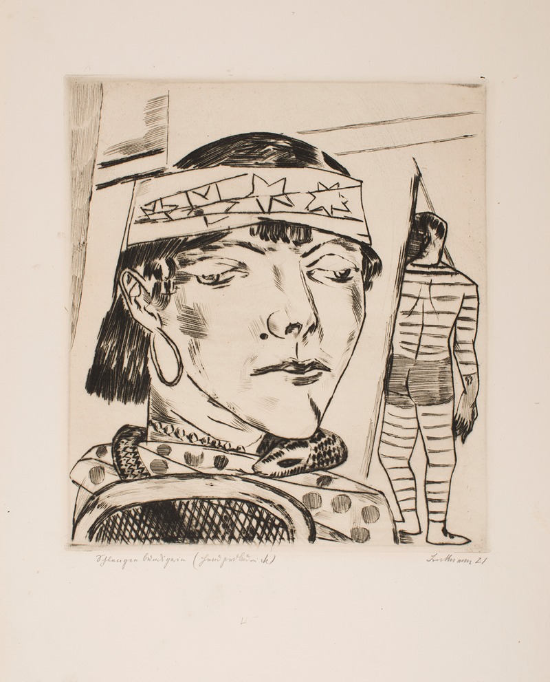 Max Beckmann - Snake Lady