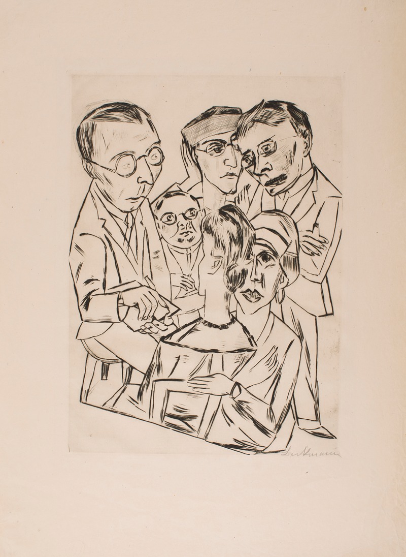 Max Beckmann - The Draftsman in Society