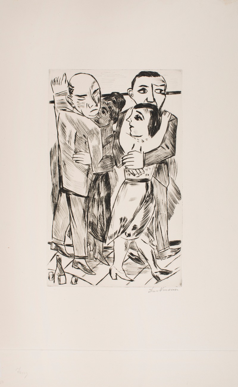 Max Beckmann - Two Dancing Couples