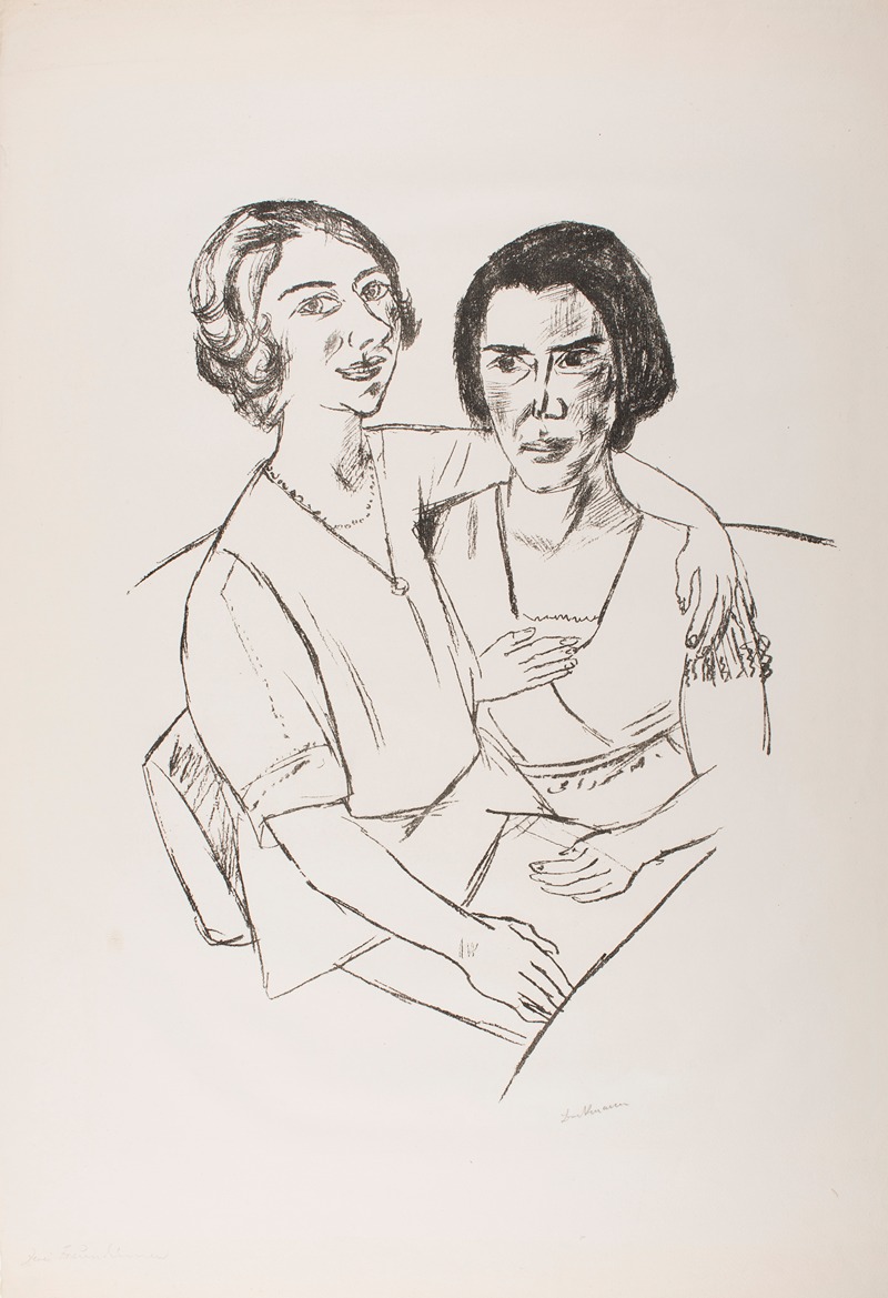 Max Beckmann - Two Women