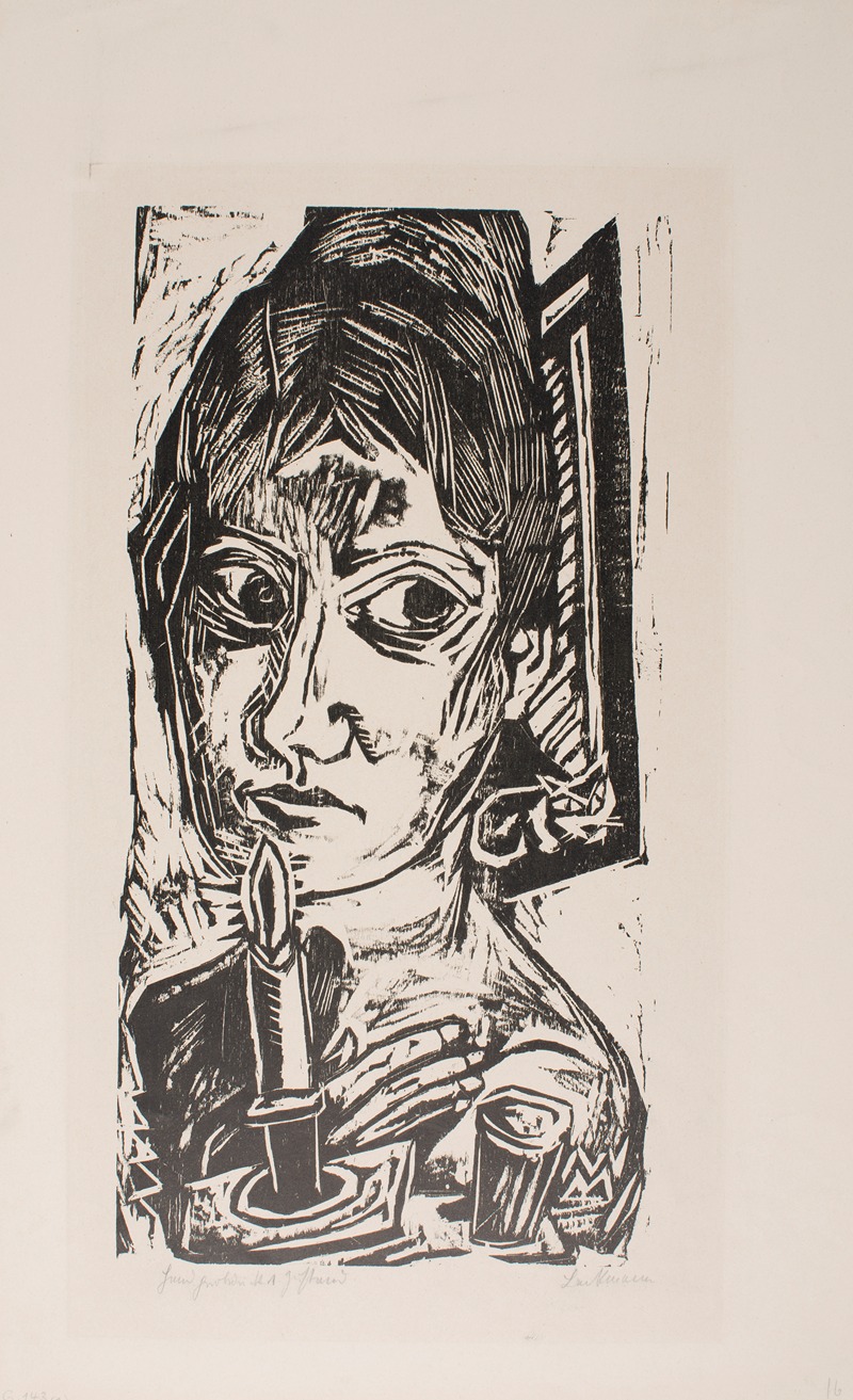 Max Beckmann - Woman with Candle