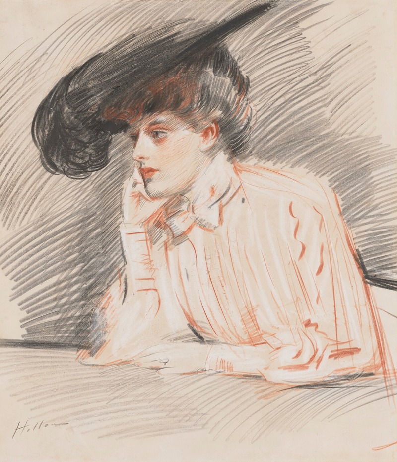 Paul César Helleu - La penseuse