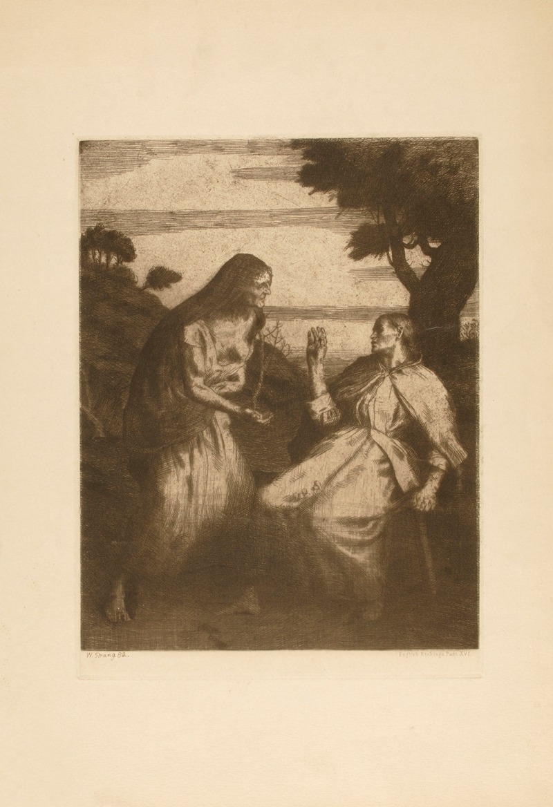 William Strang - Scene from Macbeth; Macbeth’s Witches