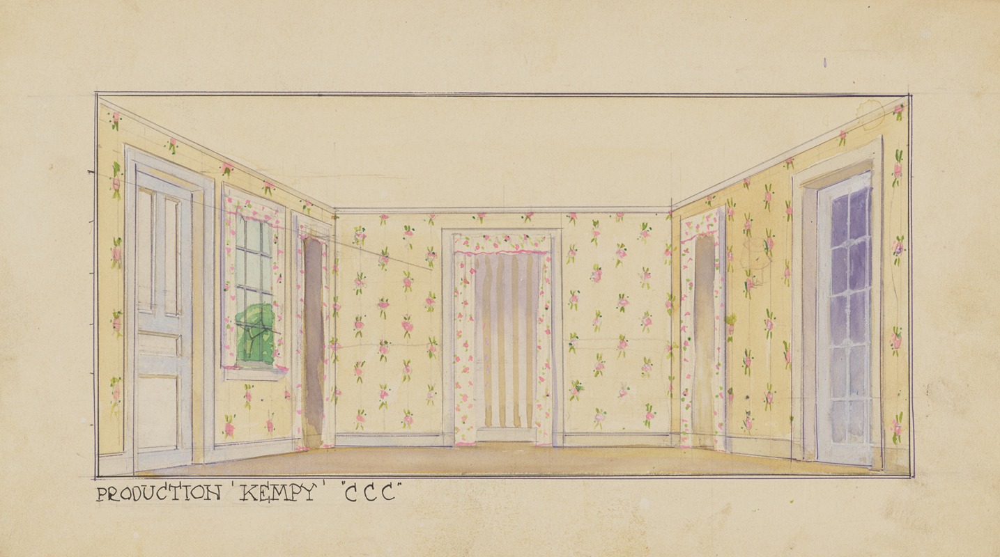 A.R. Schmidt - Kempy: Sketch no. 3 (Domestic Interior)