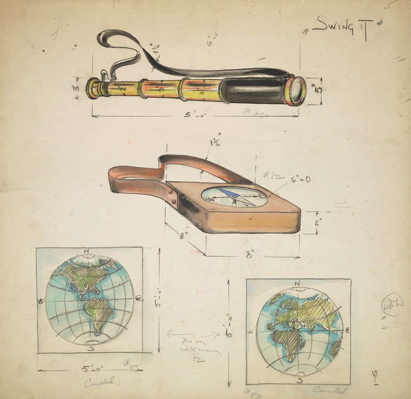 Alex Jones - Swing It: Props 3 (Telescope, Compass, Maps)