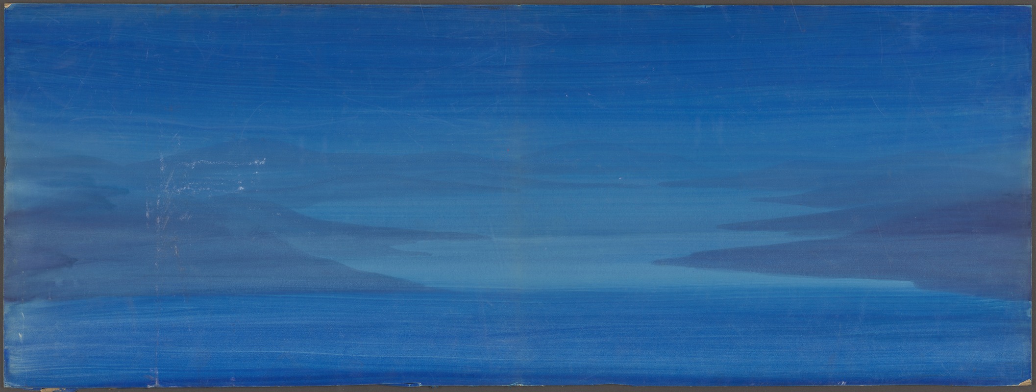 Anonymous - Seascape in Blue, Teal, Indigo