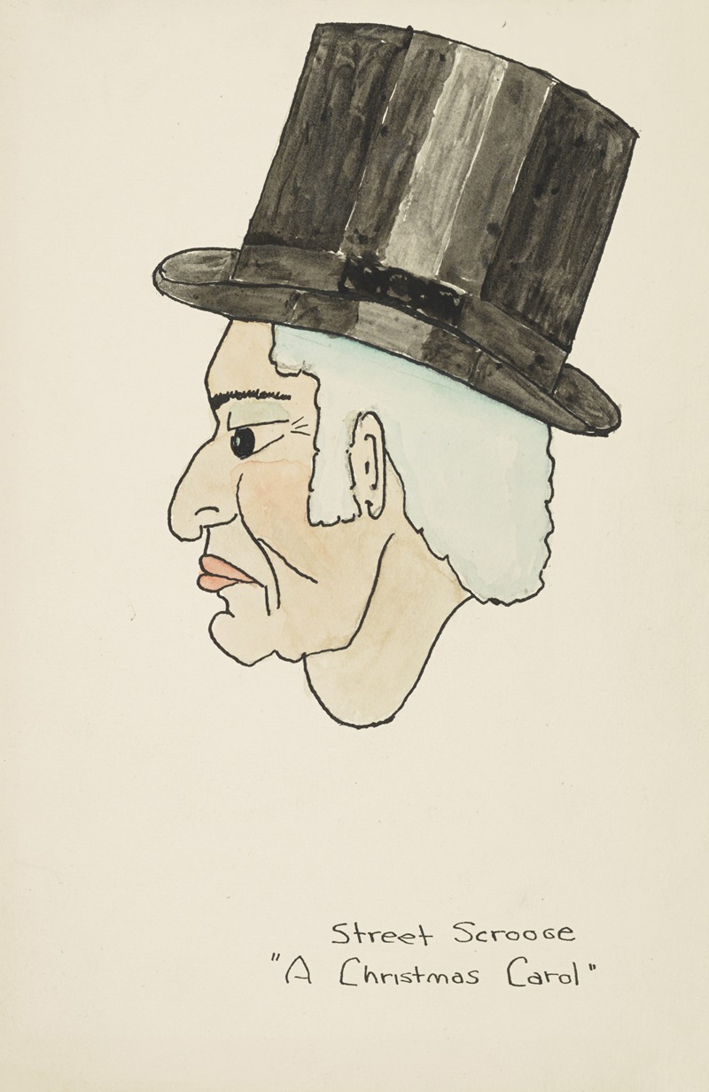 Buell Fuller - A Christmas Carol: Street Scrooge with top hat