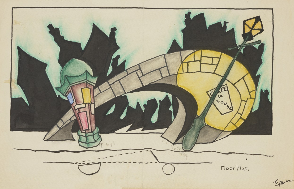 E. Moore - String Fever: Sketch no. 3, Floor Plan