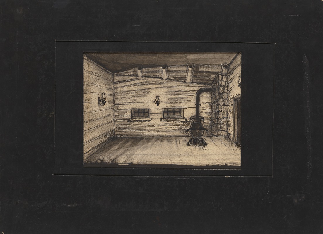 Frederick Stover - Prologue to Glory: Sketch no. 1 (Shadowy Interior)