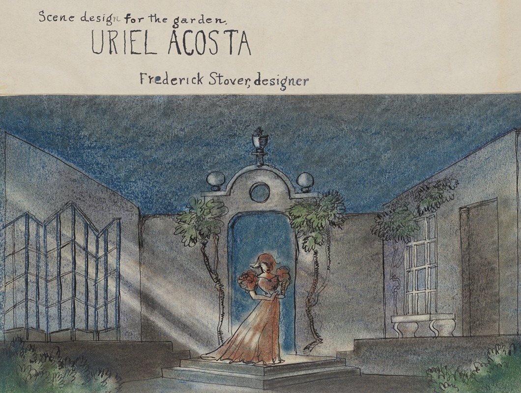 Frederick Stover - Uriel Acosta: Scene Design for the Garden