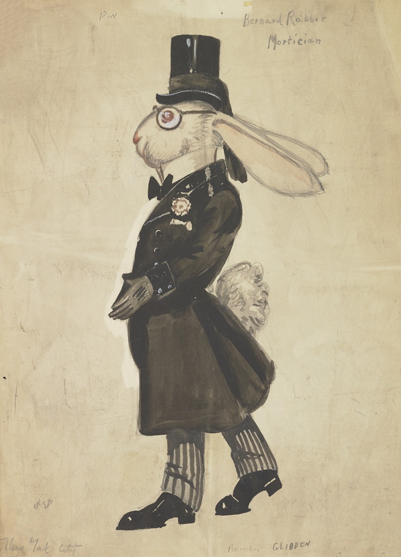 John Glidden - Pinocchio: Bernard Rabbit Mortician