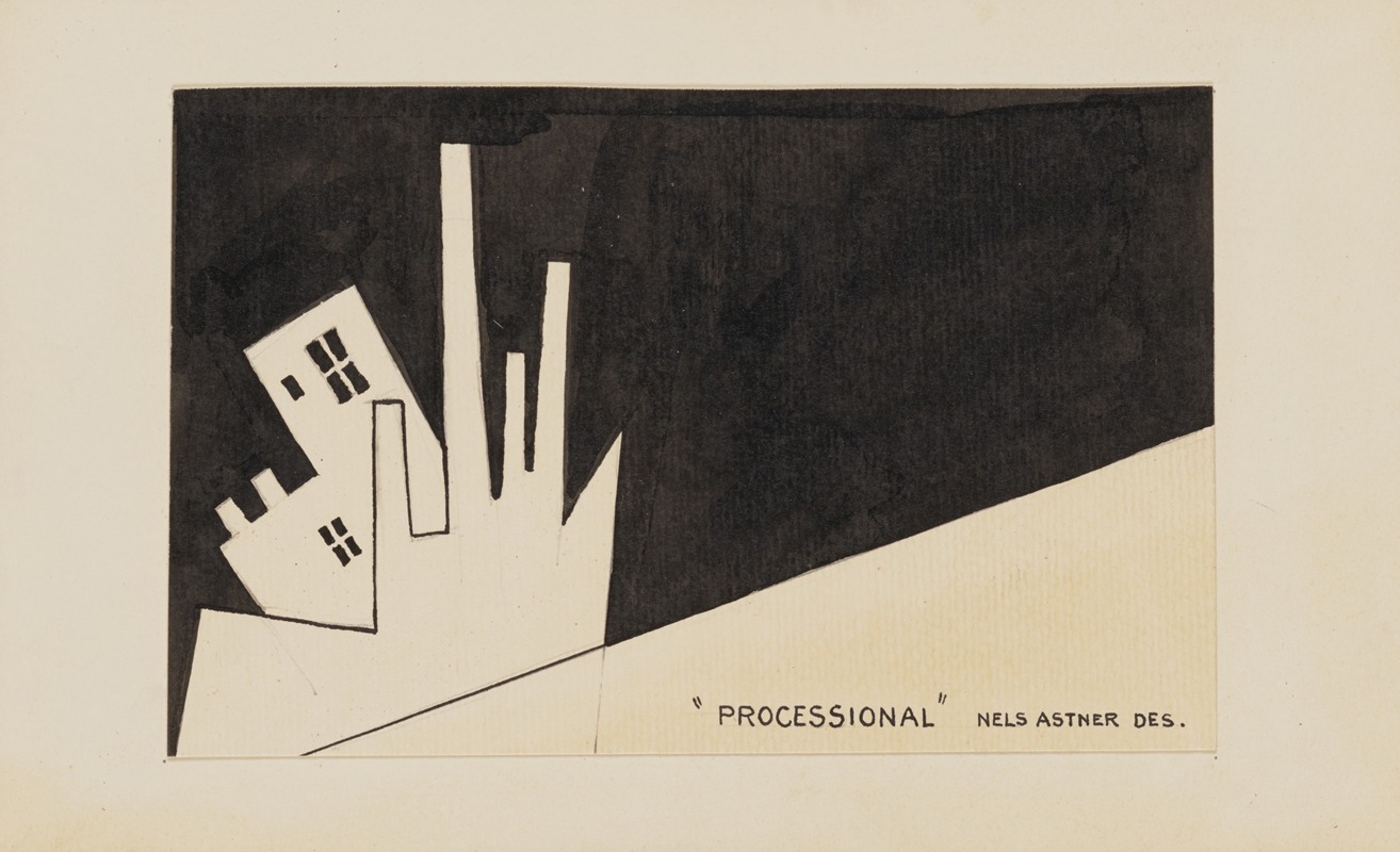 Nels Astner - Processional: Sketch no. 2 (Factory Silhouettes)