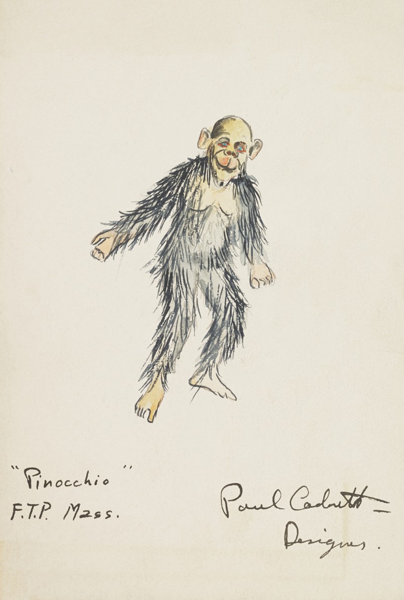 Paul Cadorette - Pinocchio: Ape costume