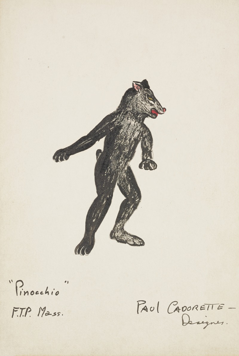 Paul Cadorette - Pinocchio: Black Bear