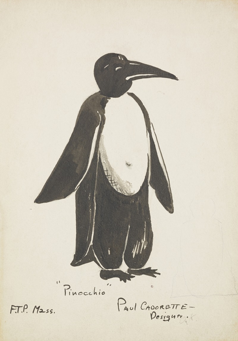 Paul Cadorette - Pinocchio: Black penguin suit