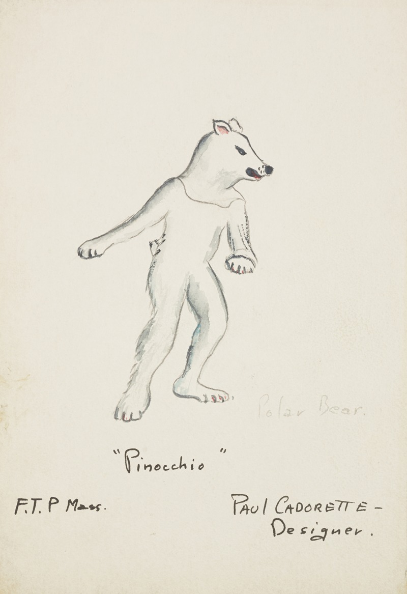 Paul Cadorette - Pinocchio: Polar Bear