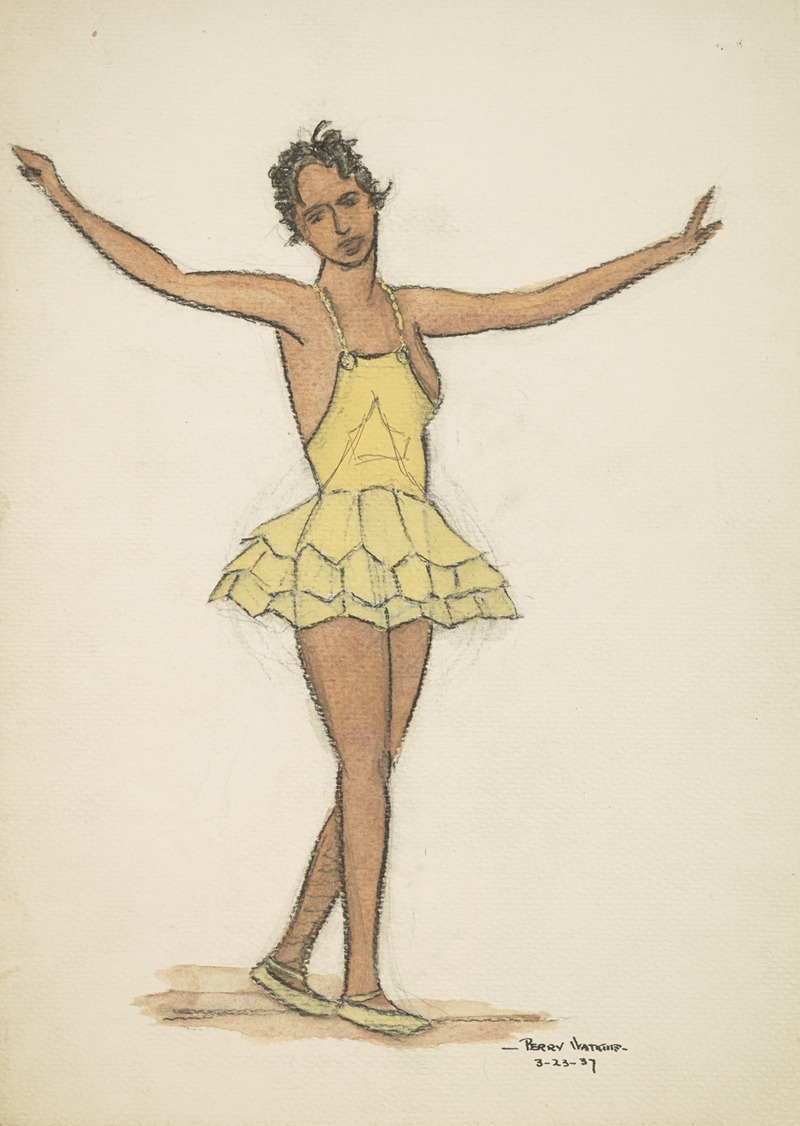 Perry Watkins - Case of Philip Lawrence: Halter neck ballet dress and slippers