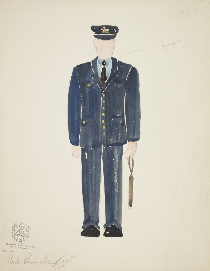 Rhoda Rammelkamp - Mr. Dooley, Jr.: Navy policeman’s uniform with peaked cap and nightstick