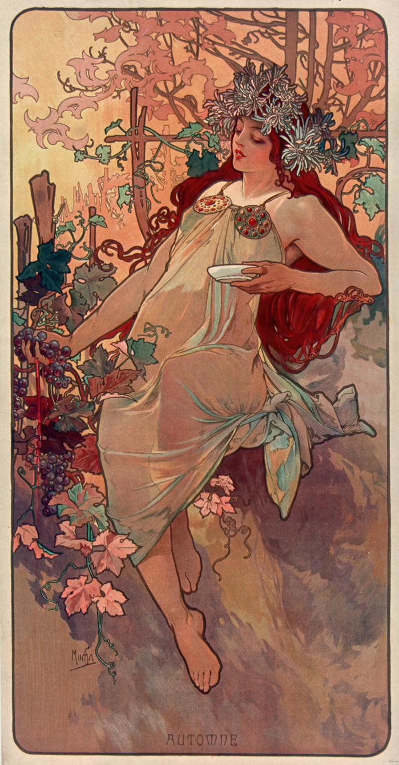 Alphonse Mucha - Les Saisons – automne