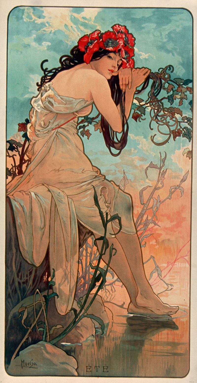 Alphonse Mucha - Les Saisons – ete